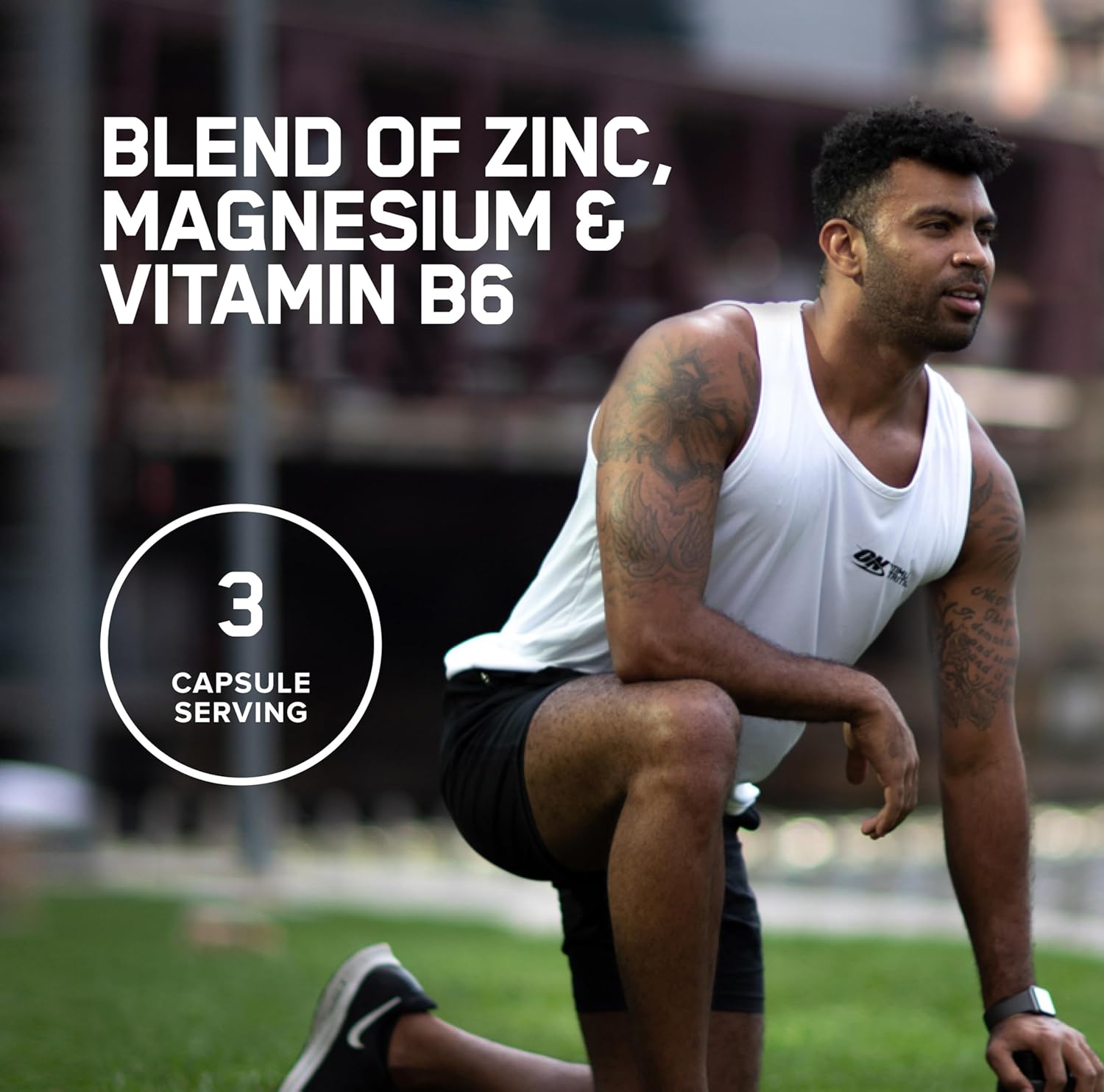 مکمل ZMA زینک و منیزیم Optimum Nutrition، 180 کپسول