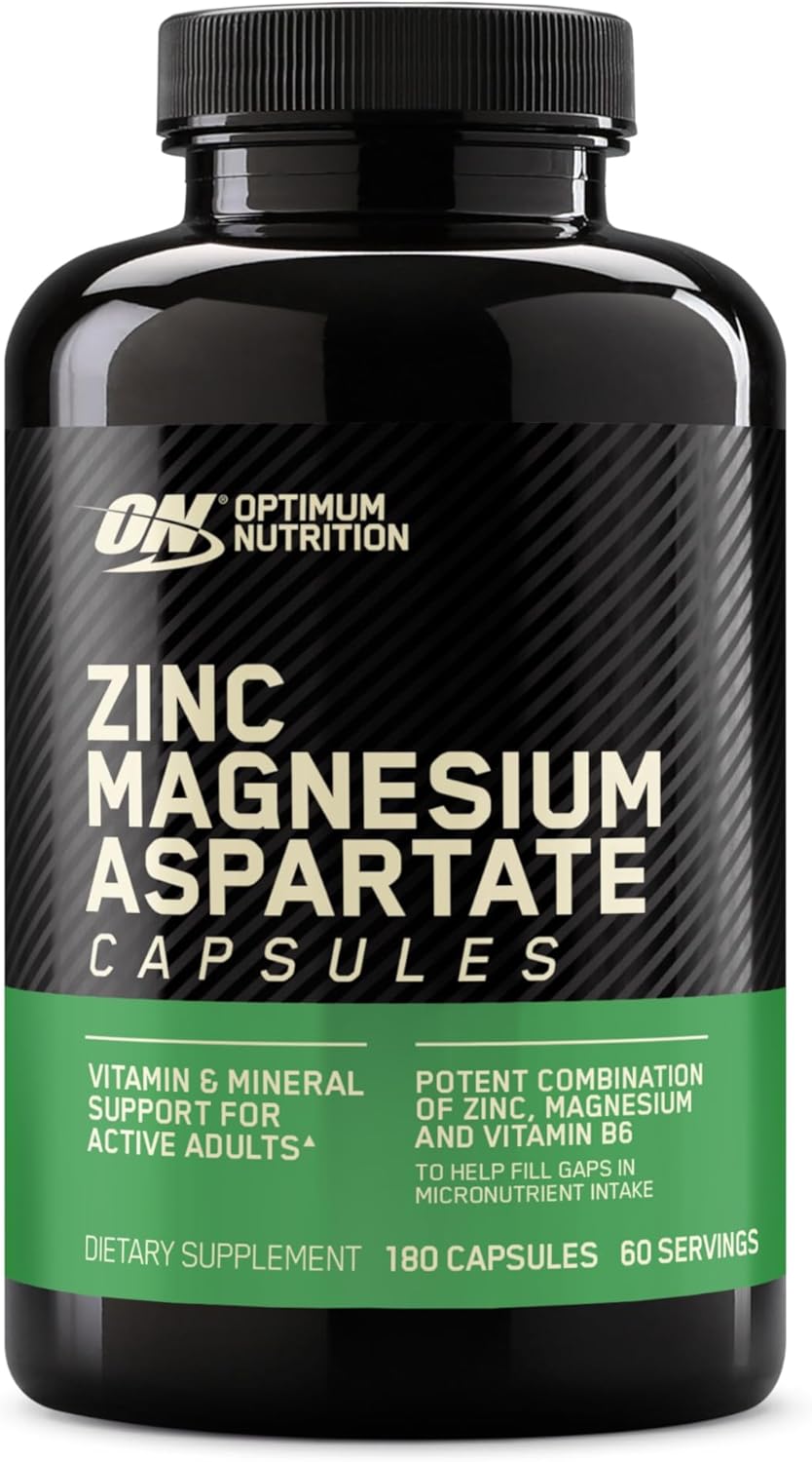مکمل ZMA زینک و منیزیم Optimum Nutrition، 180 کپسول