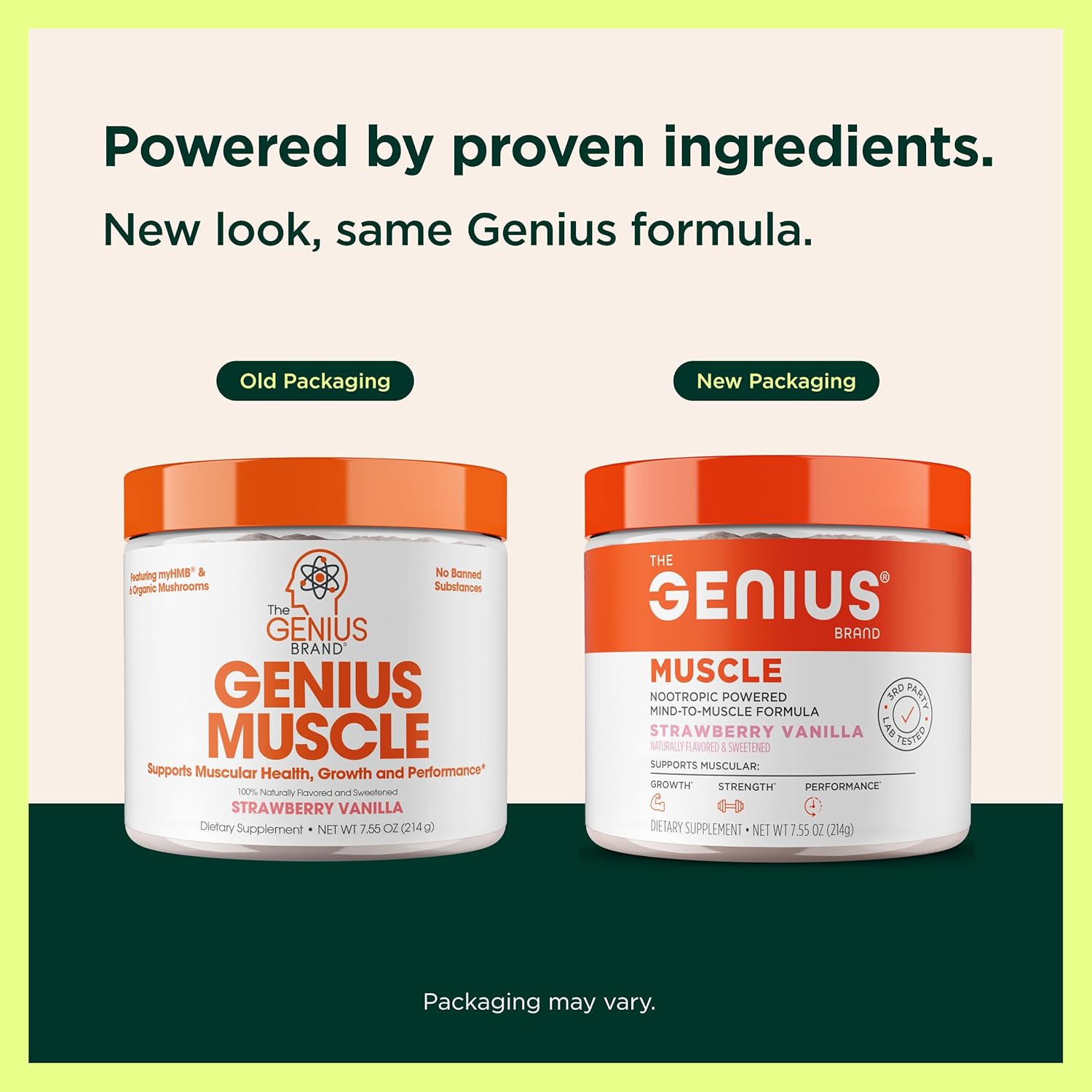 پودر گینر The Genius Brand مدل Muscle Builder