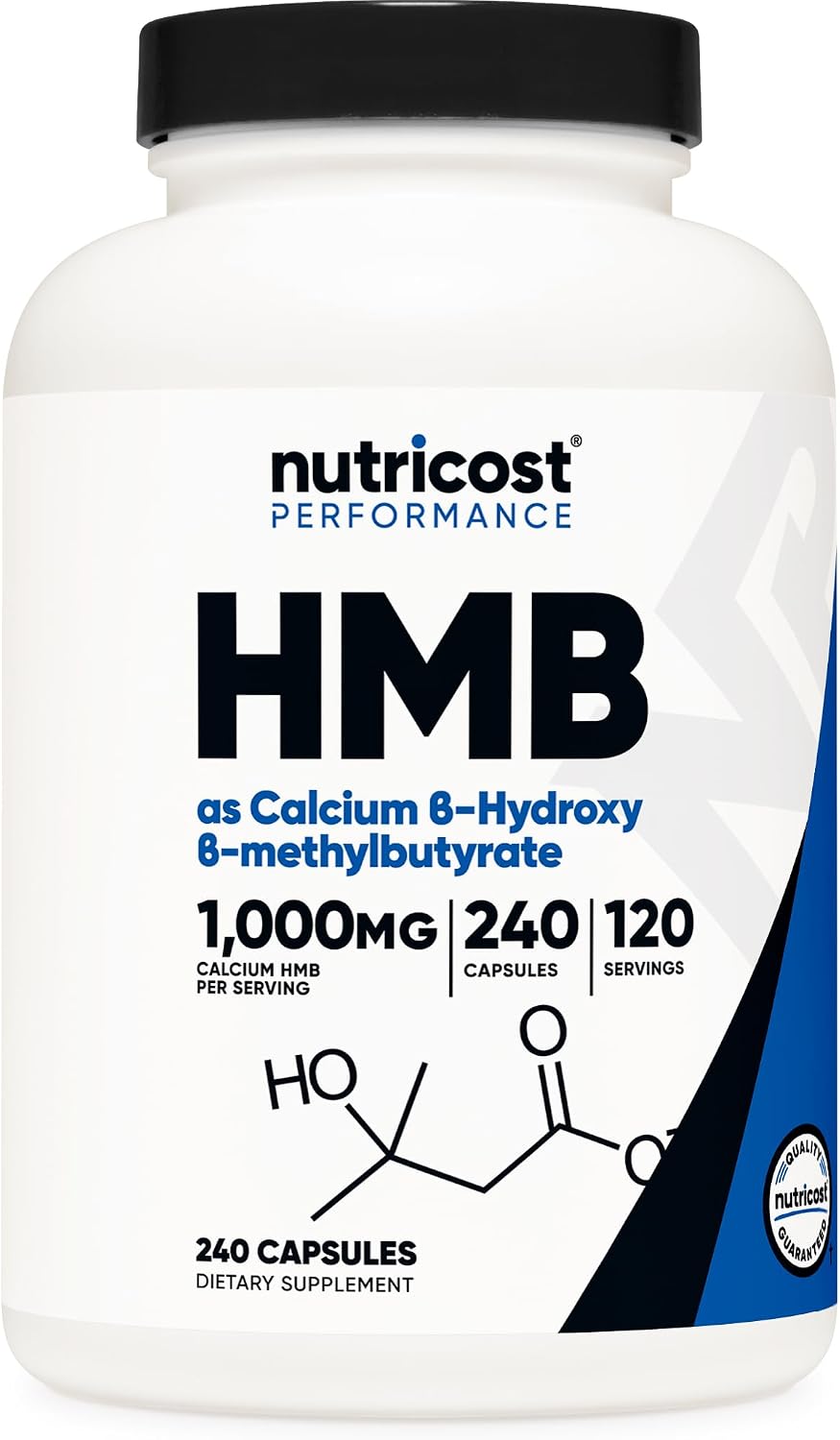 کپسول HMB Nutricost، 120 وعده، 240 کپسول