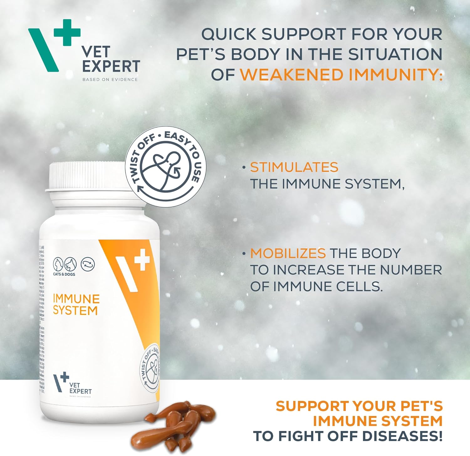 مکمل عضلانی حیوانات Vet Expert، 30 کپسول