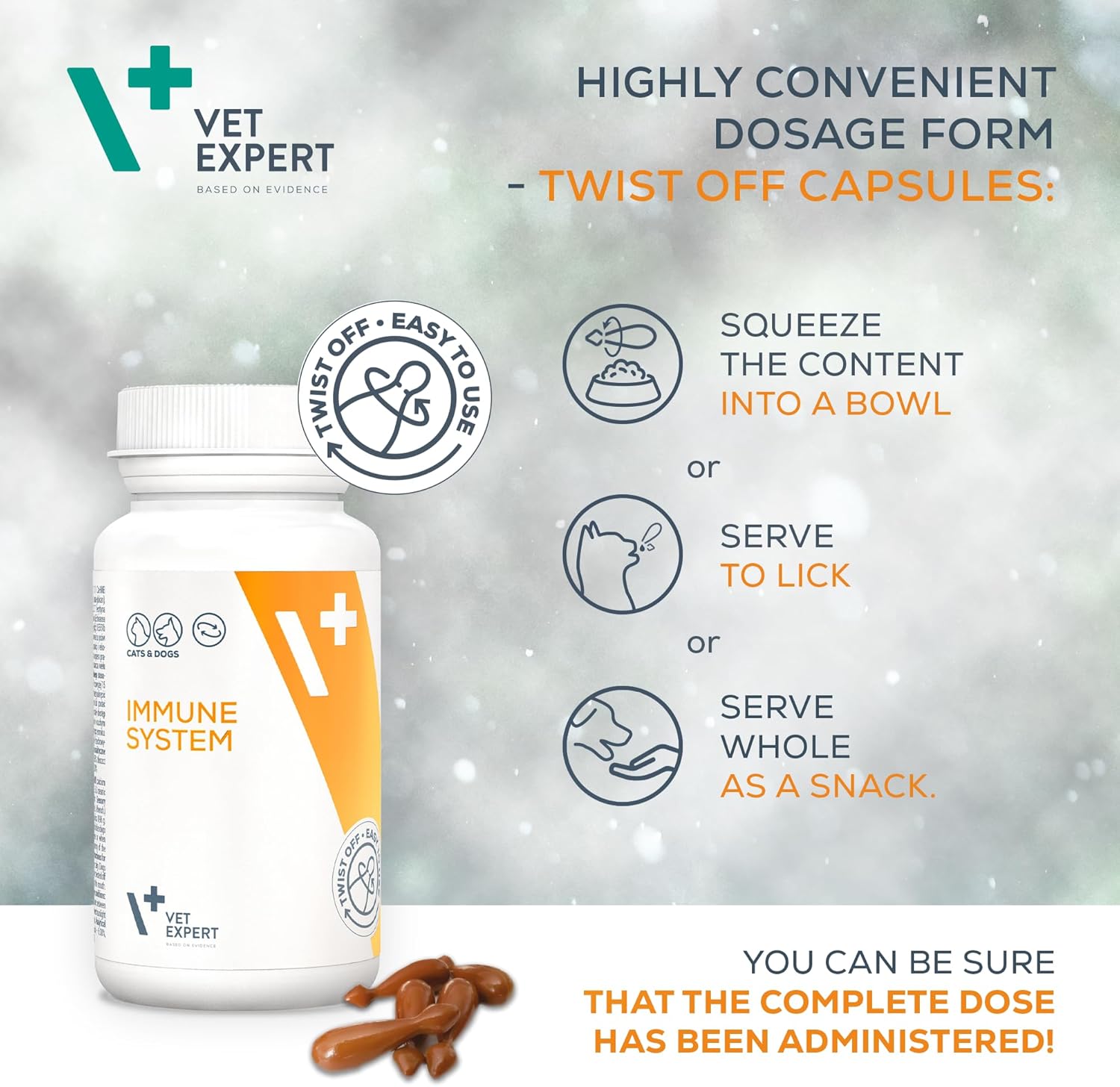 مکمل عضلانی حیوانات Vet Expert، 30 کپسول