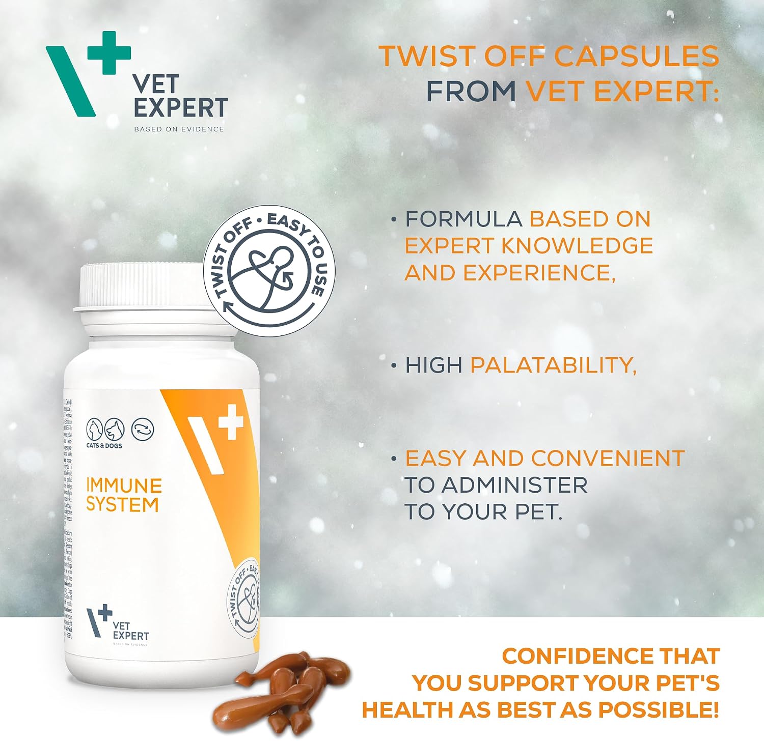 مکمل عضلانی حیوانات Vet Expert، 30 کپسول