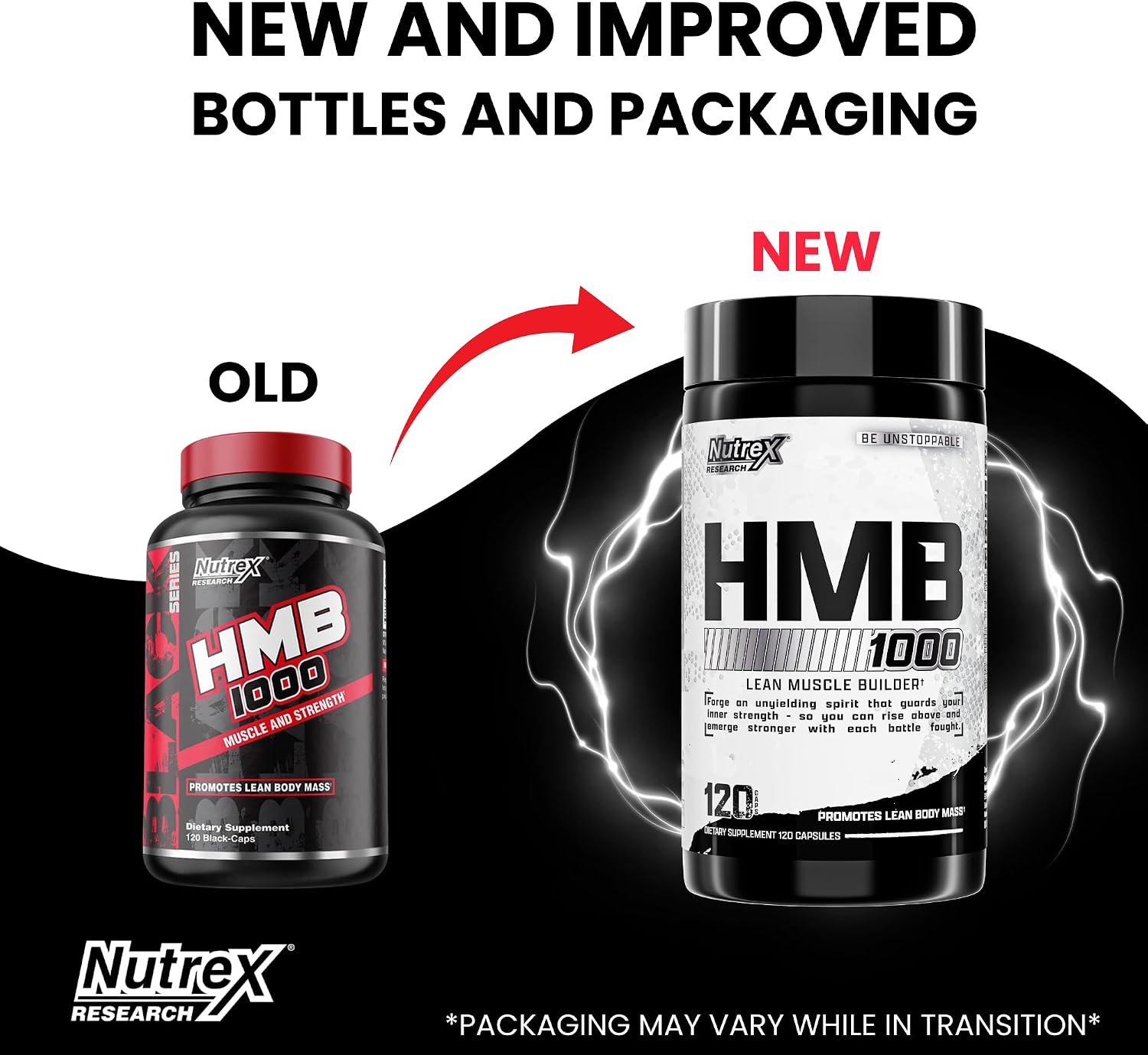 کپسول HMB Nutrex Research مدل HMB 1000، 1000 میلی‌گرم HMB، 120 کپسول