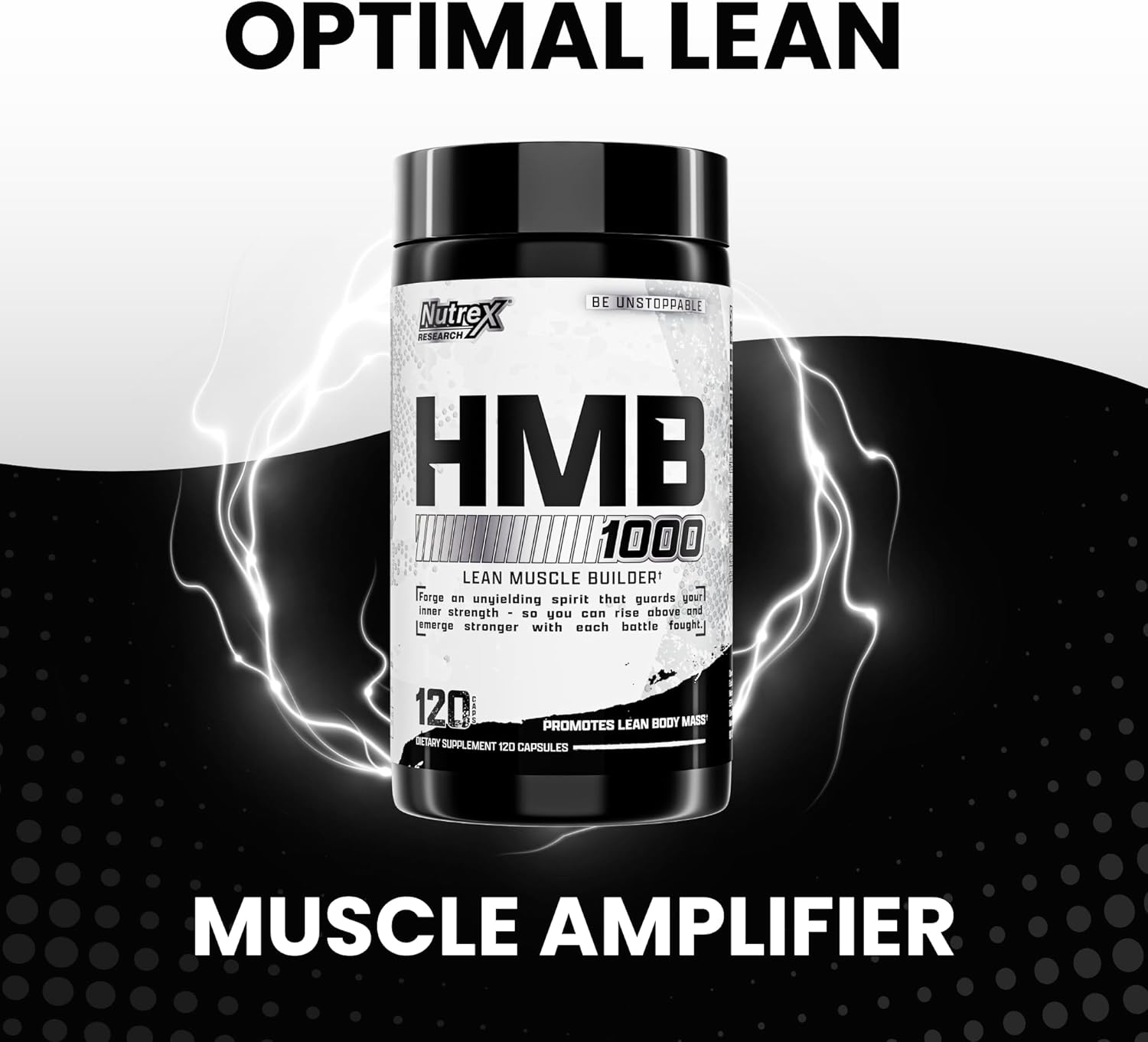 کپسول HMB Nutrex Research مدل HMB 1000، 1000 میلی‌گرم HMB، 120 کپسول