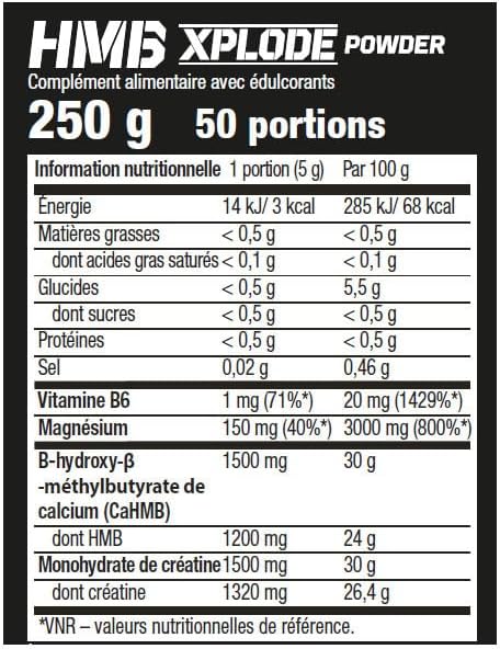 پودر HMB Olimp Sport Nutrition مدل HMB Xplode، 250 گرم، طعم آناناس