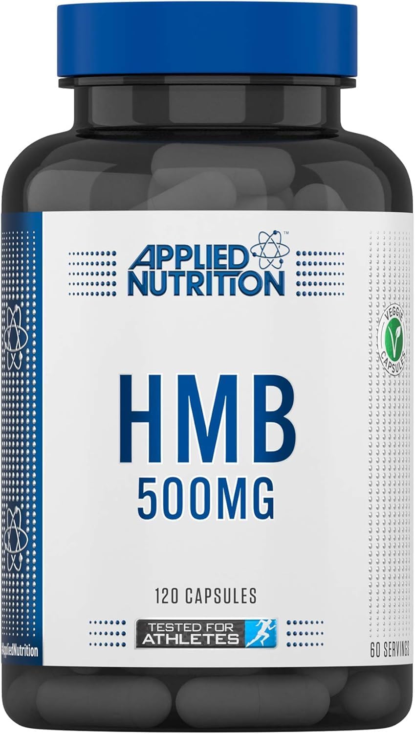کپسول HMB Applied Nutrition، 500 میلی‌گرم HMB، 60 وعده، 120 کپسول