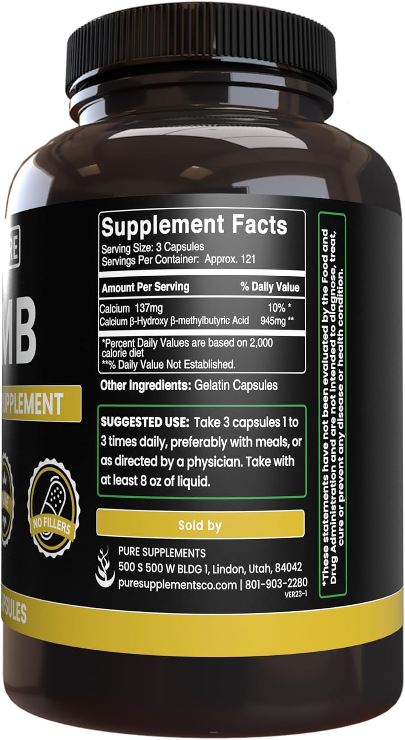 کپسول HMB Pure Original Ingredients، 365 کپسول
