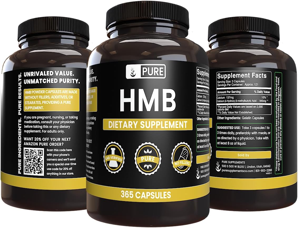 کپسول HMB Pure Original Ingredients، 365 کپسول