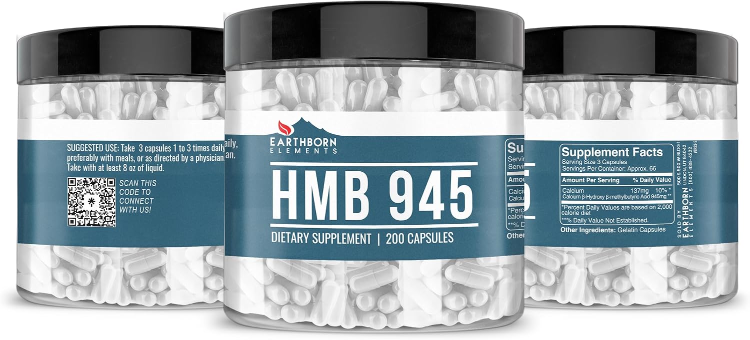 کپسول HMB Earthborn Elements، 200 کپسول