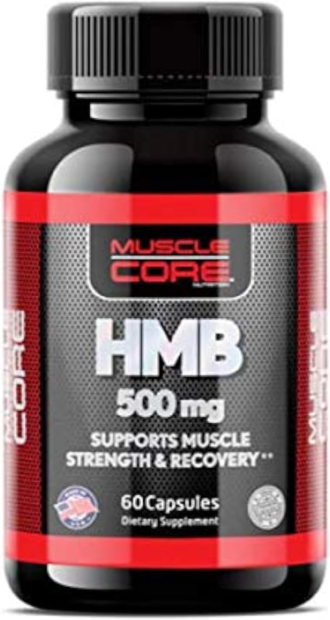 کپسول HMB MUSCLE CORE NUTRITION، 500 میلی‌گرم HMB، 60 کپسول