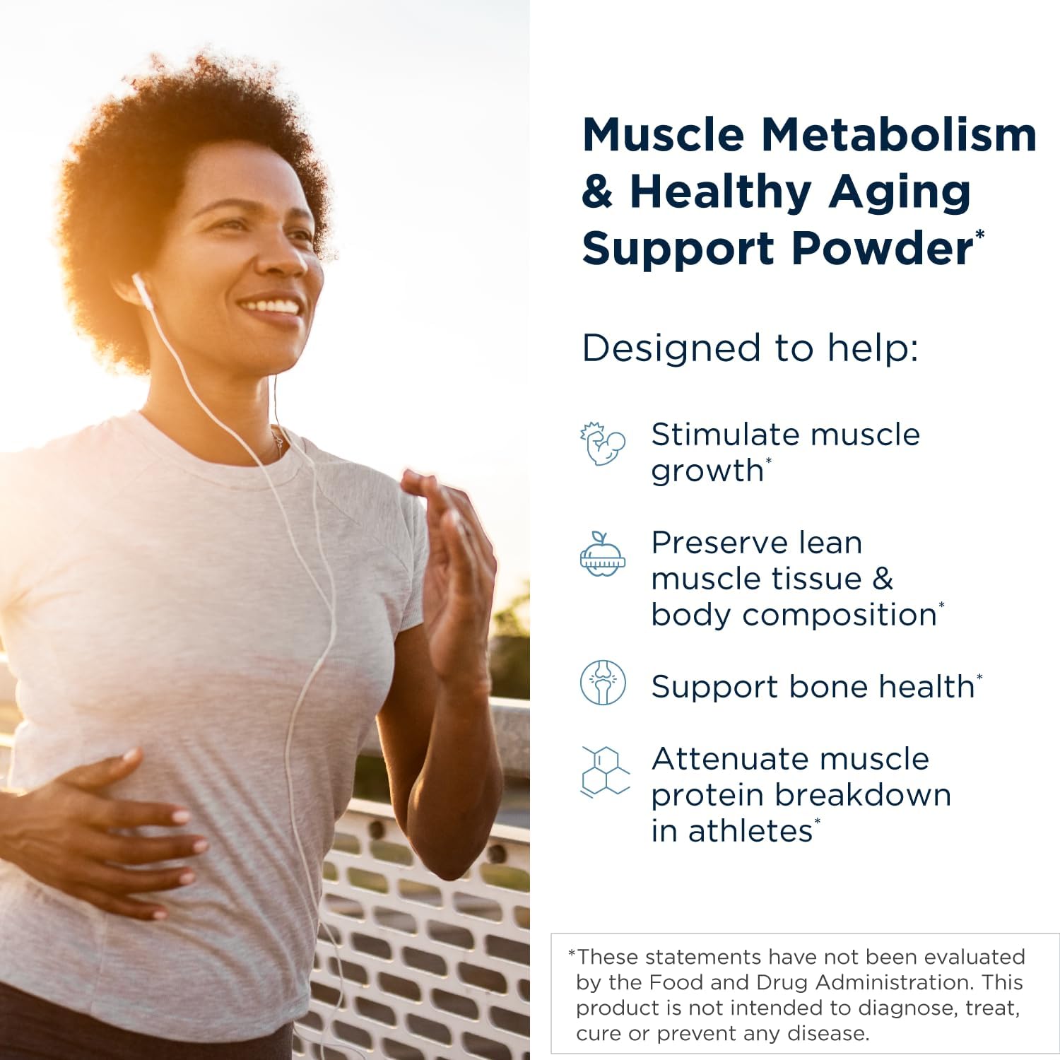 پودر کلاژن و HMB Designs for Health مدل MyoStim، طعم نارنگی