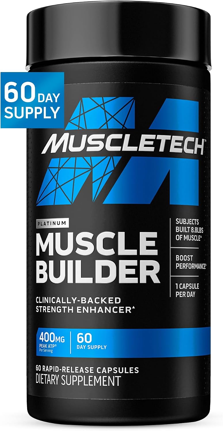 مکمل عضله‌ساز MuscleTech مدل Muscle Builder، 60 قرص