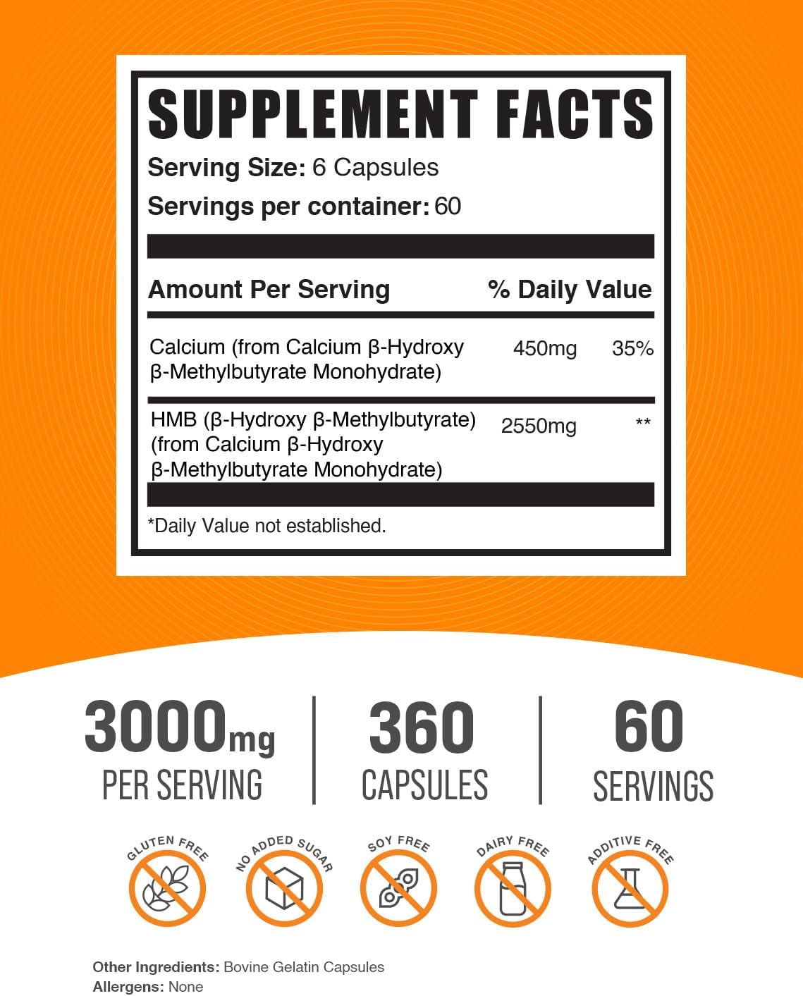 کپسول HMB BulkSupplements