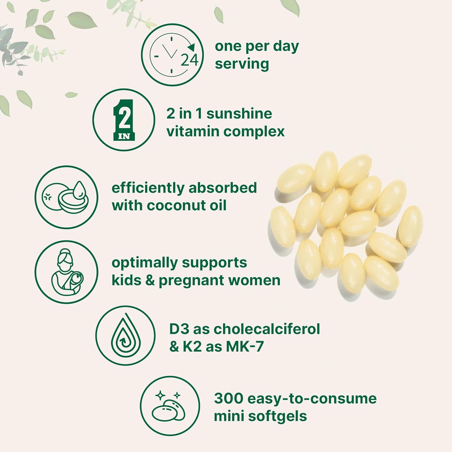مکمل ویتامین و مواد معدنی Micro Ingredients، 300 سافت‌ژل