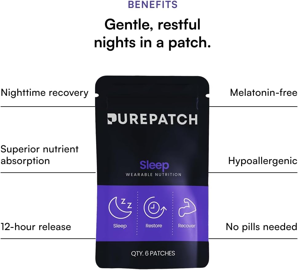 پچ مکمل خواب Pure Patch مدل Sleep Topical Nutrition Patch، 30 بسته