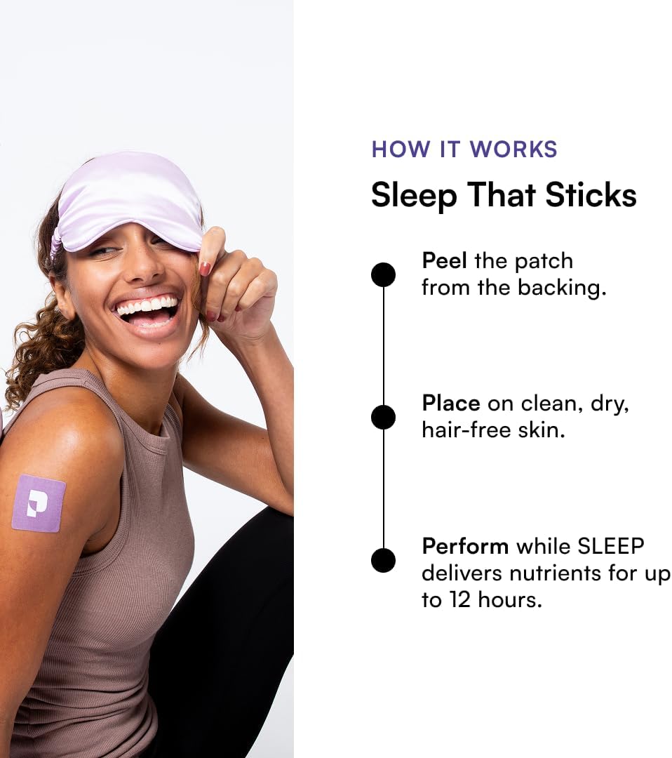 پچ مکمل خواب Pure Patch مدل Sleep Topical Nutrition Patch، 30 بسته