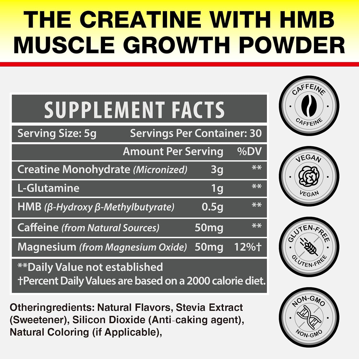 پودر کراتین و HMB Mightnes مدل Creatine HMB، 30 وعده