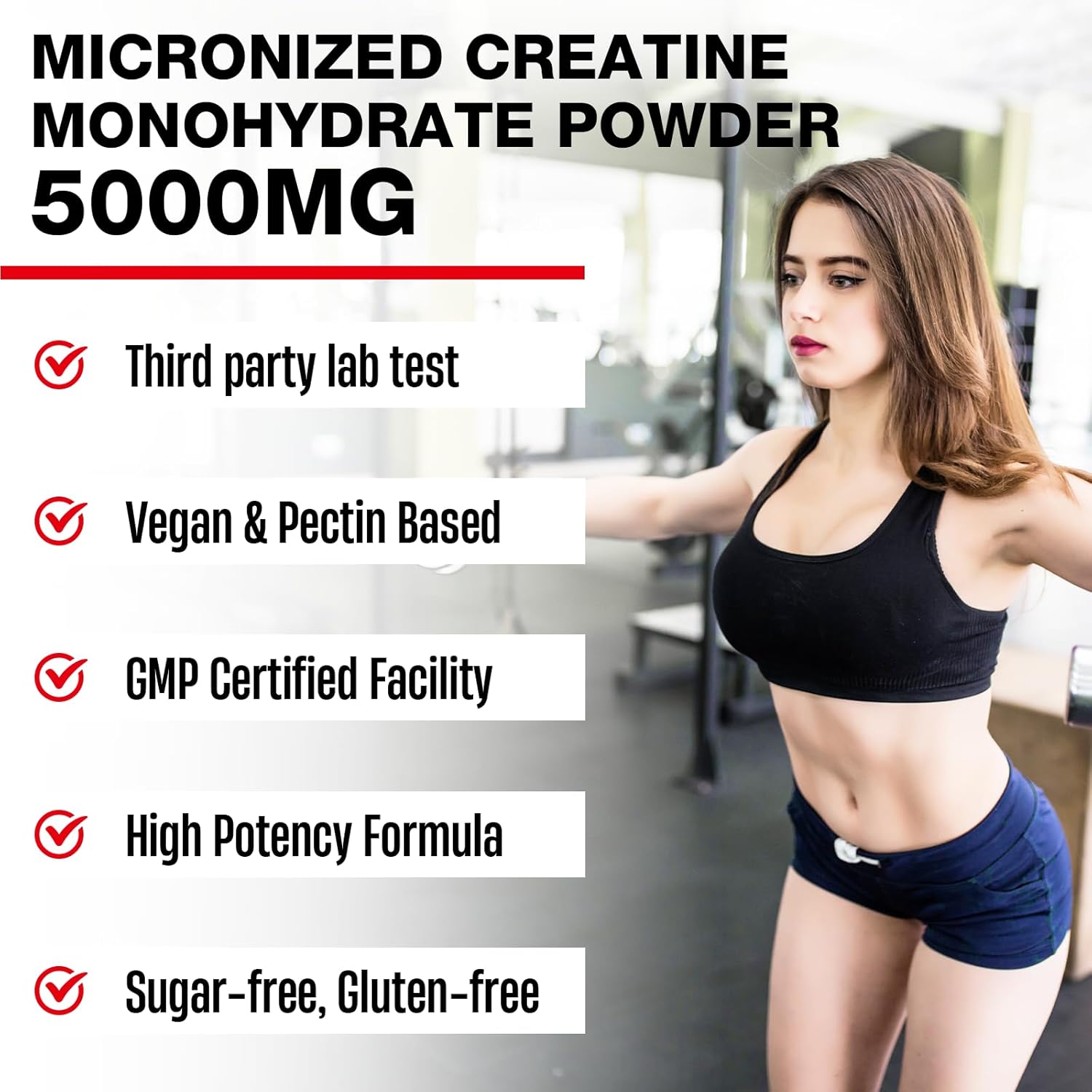 پودر کراتین و HMB Mightnes مدل Creatine HMB، 30 وعده