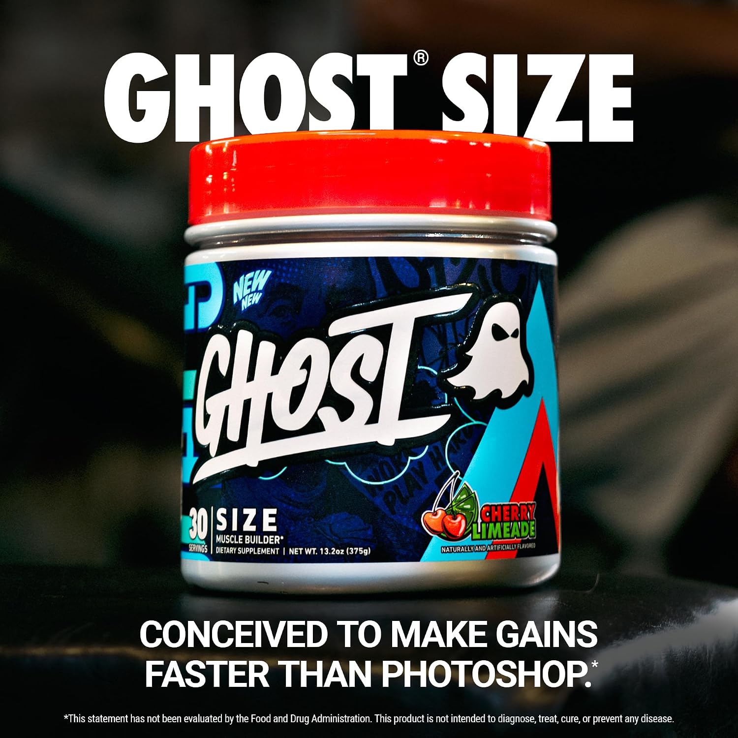 مکمل عضله‌ساز GHOST، 30 وعده، طعم لیموناد آلبالو