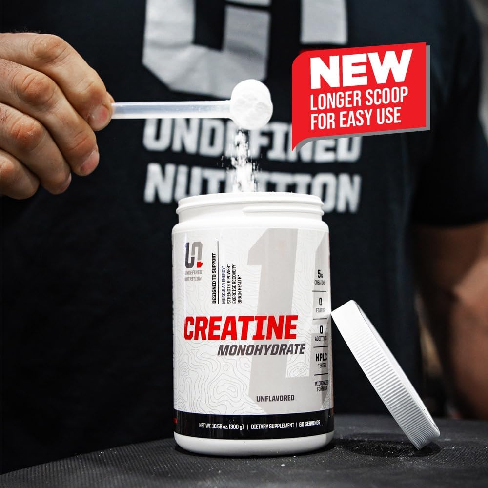 پودر کراتین Undefined Nutrition، 60 وعده، بدون طعم