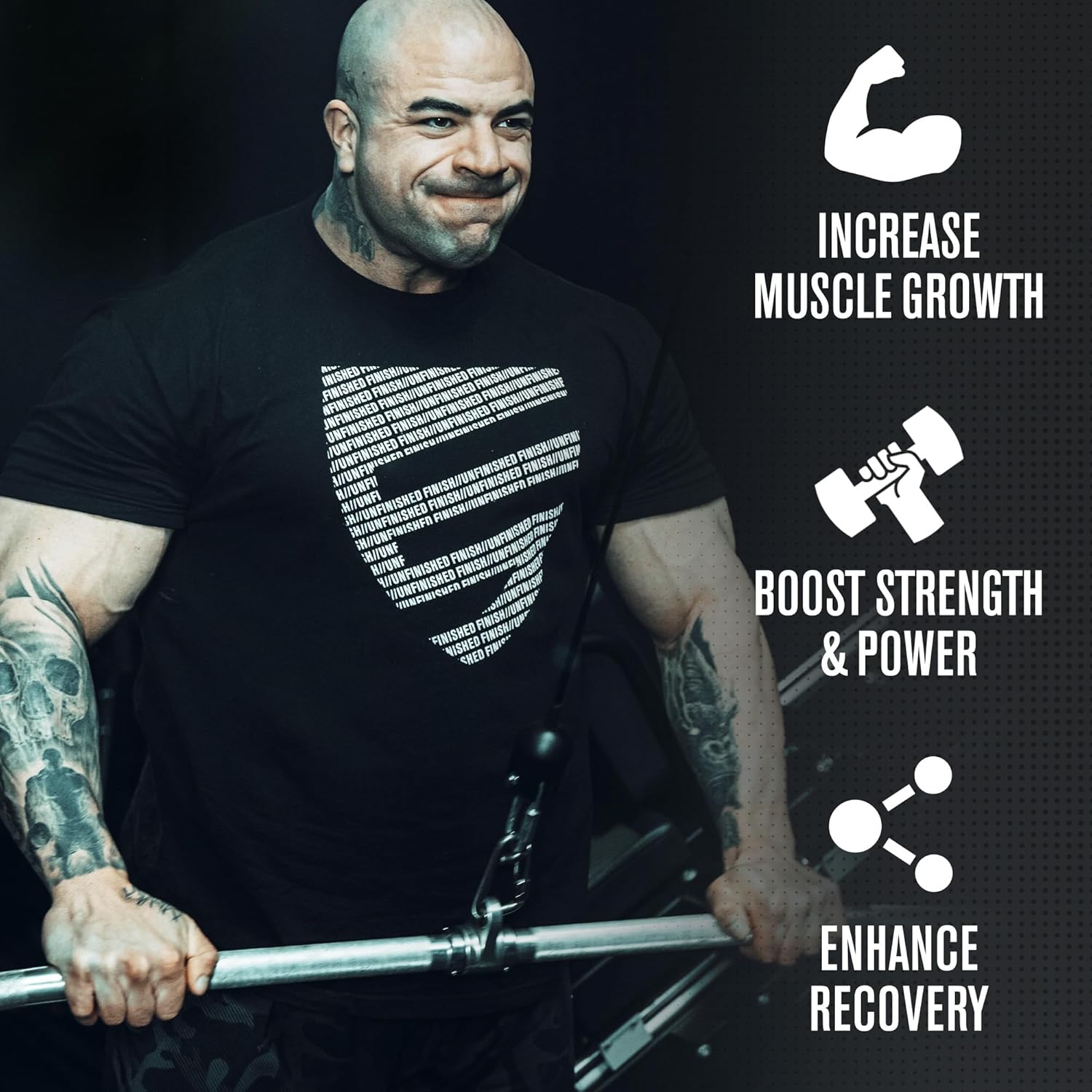 پودر کراتین و HMB Jacked Factory، 30 وعده، بدون طعم