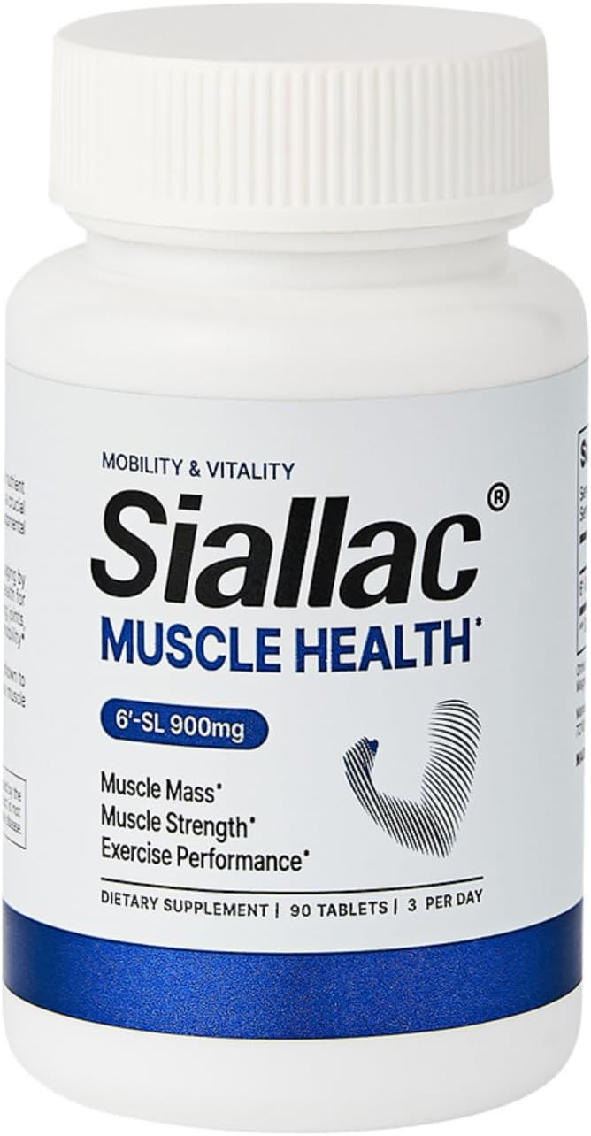 مکمل ورزشی SIALLAC مدل Muscle Health، 90 قرص
