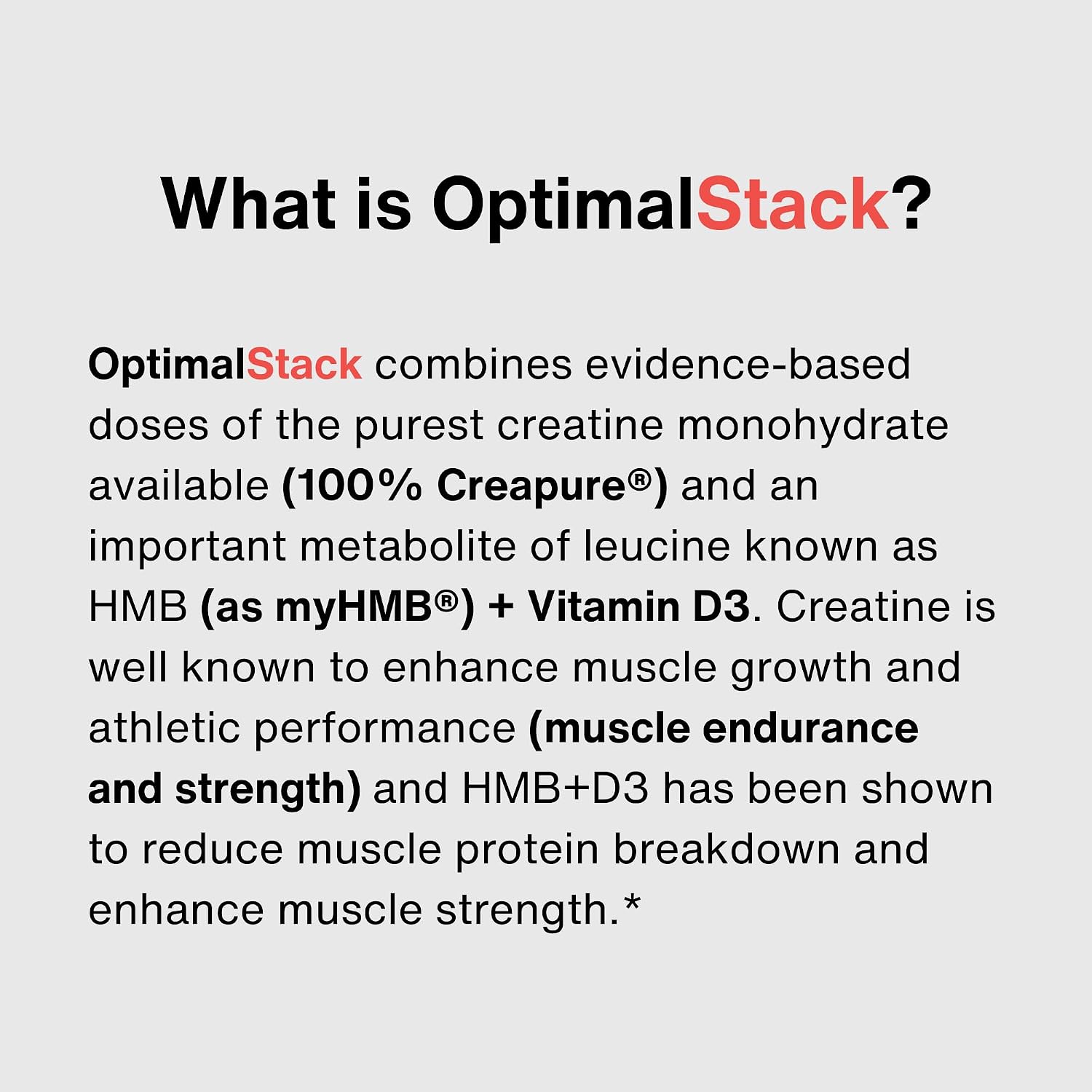پودر کراتین و HMB optimal amino، 30 وعده، بدون طعم