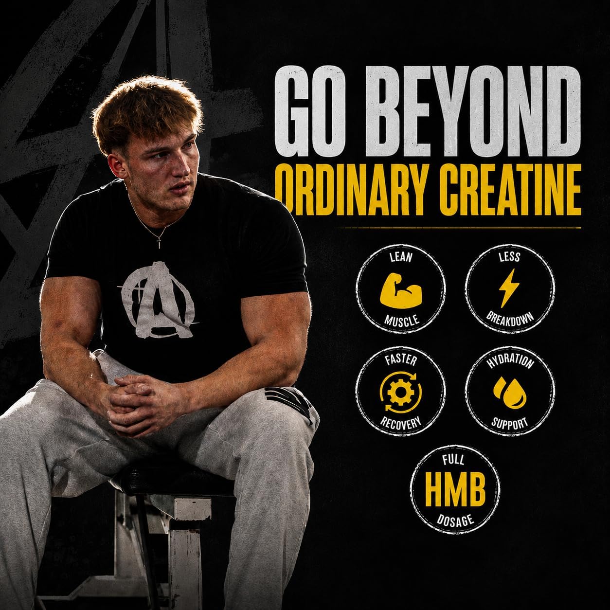 پودر کراتین و HMB Animal مدل Creatine HMB+، 342 گرم، طعم پاور پانچ