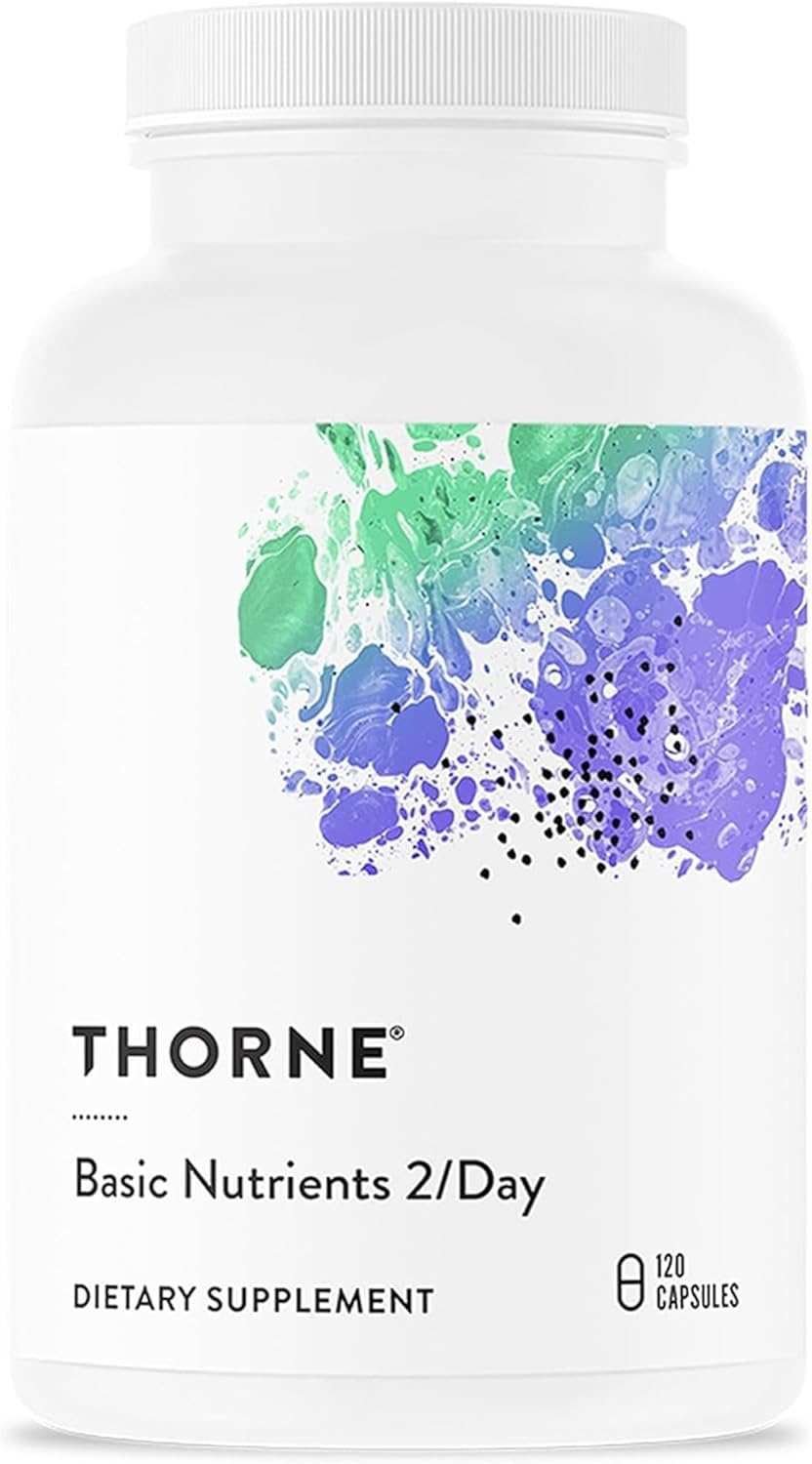مکمل ویتامین و مواد معدنی THORNE مدل Basic Nutrients 2/Day، 120 وعده