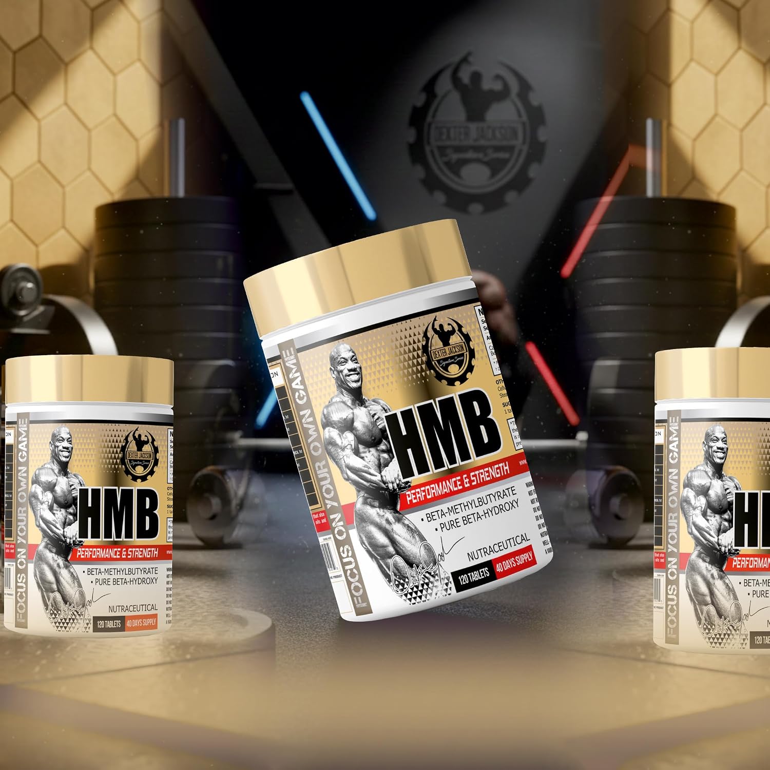 قرص HMB DEXTER JACKSON مدل Gold Signature Series، 120 قرص