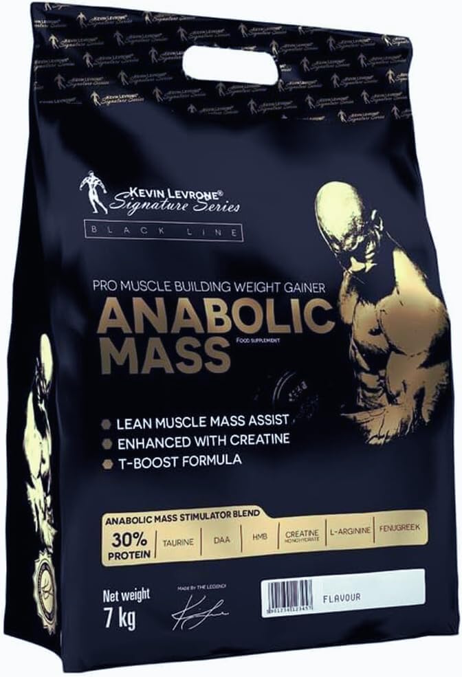 پودر گینر Kevin مدل Black Line Anabolic Mass، 7 کیلوگرم، طعم شکلات