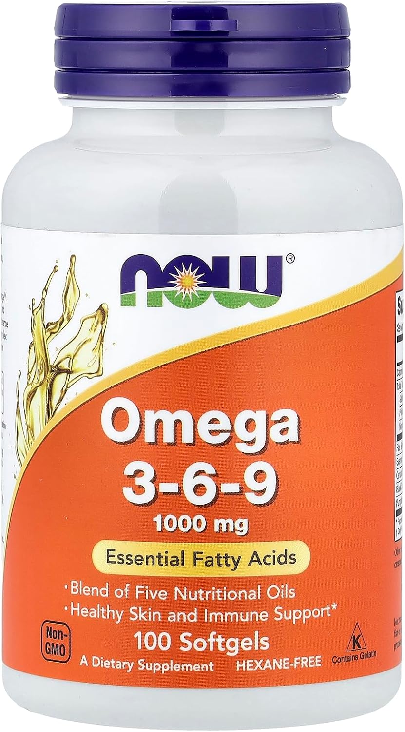 مکمل امگا ۳-۶-۹، NOW Foods، 100 سافت‌ژل