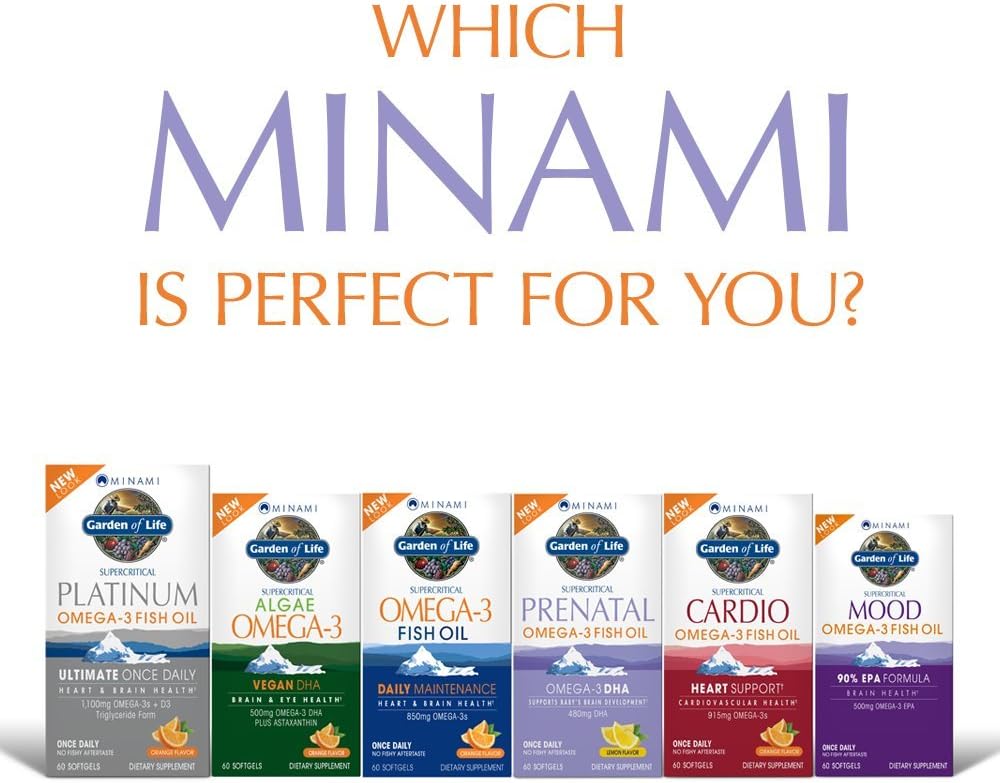 مکمل امگا ۳ و DHA دوران بارداری، Garden of Life، مدل Prenatal DHA، 30 عدد، طعم لیمو