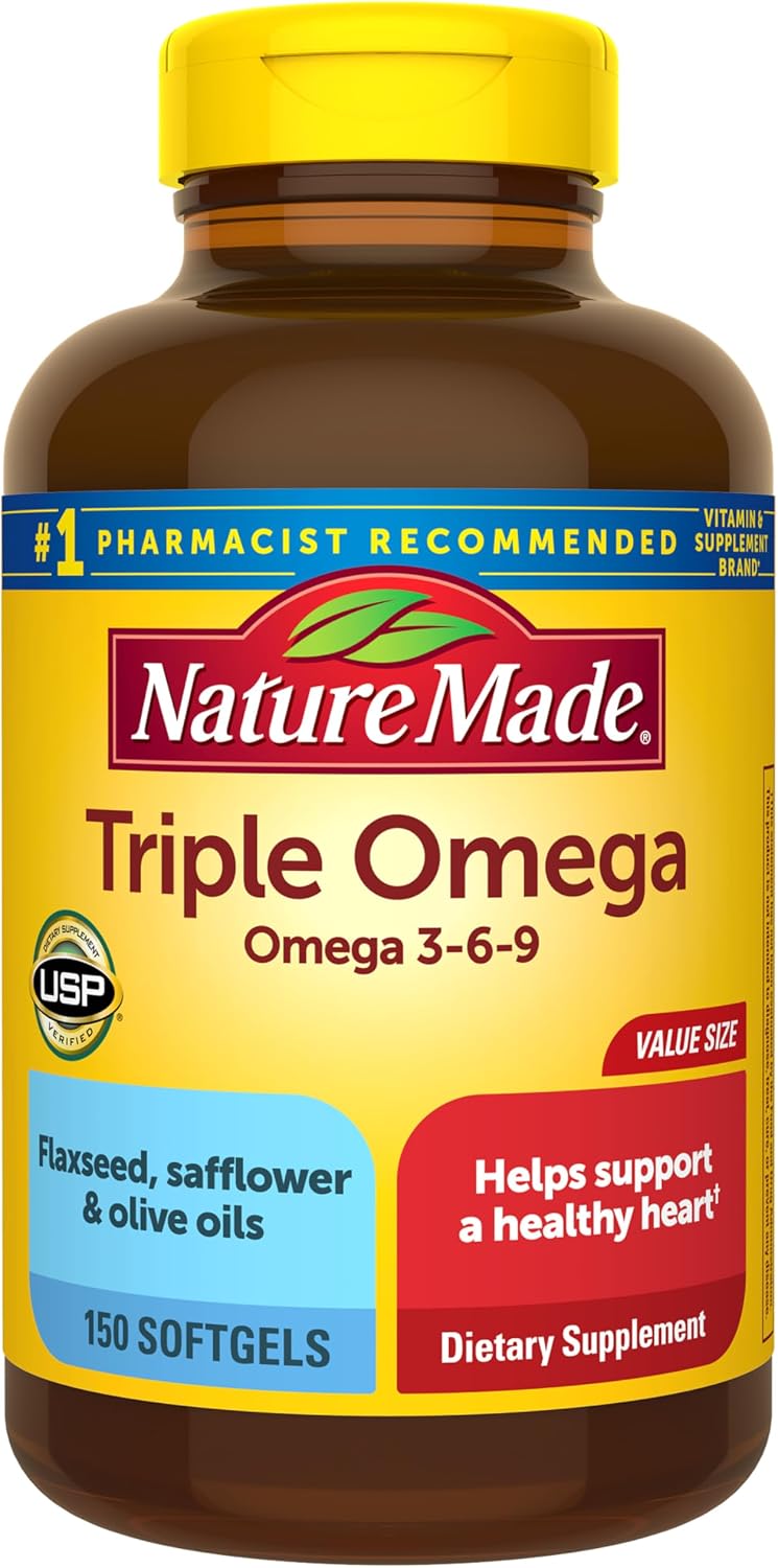 مکمل امگا ۳-۶-۹، Nature Made، 9150 سافت‌ژل