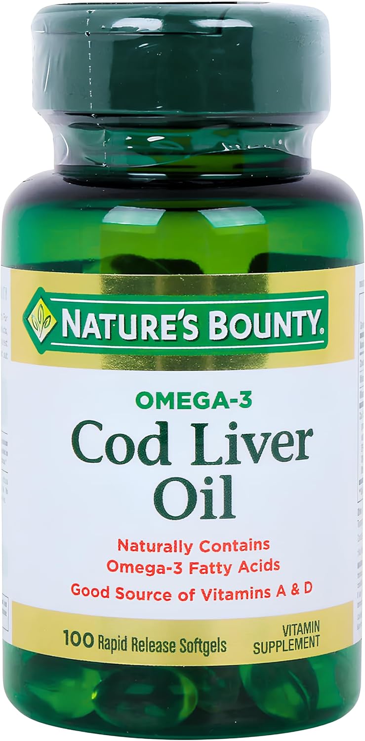 کپسول روغن کبد ماهی امگا ۳، Nature's Bounty