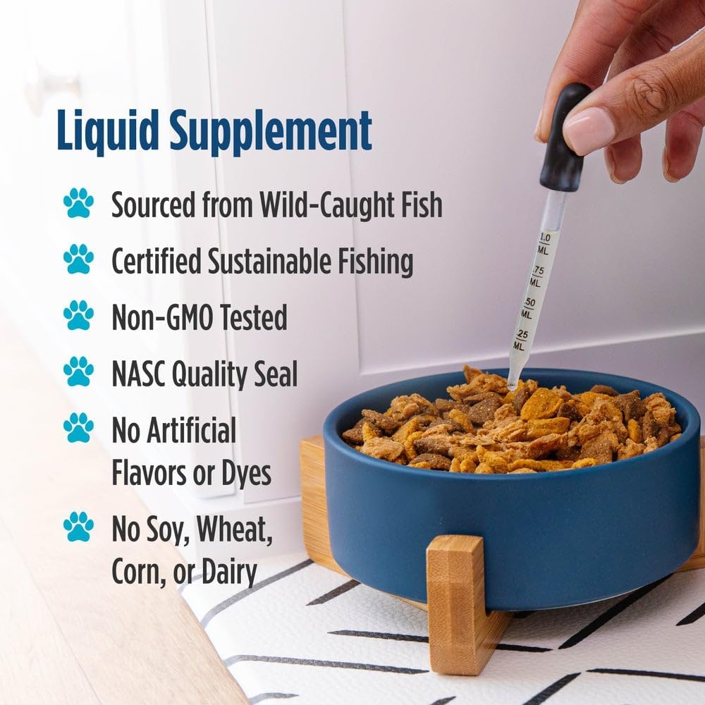مکمل امگا ۳ برای سگ و گربه، Nordic Naturals، 60 میلی‌لیتر