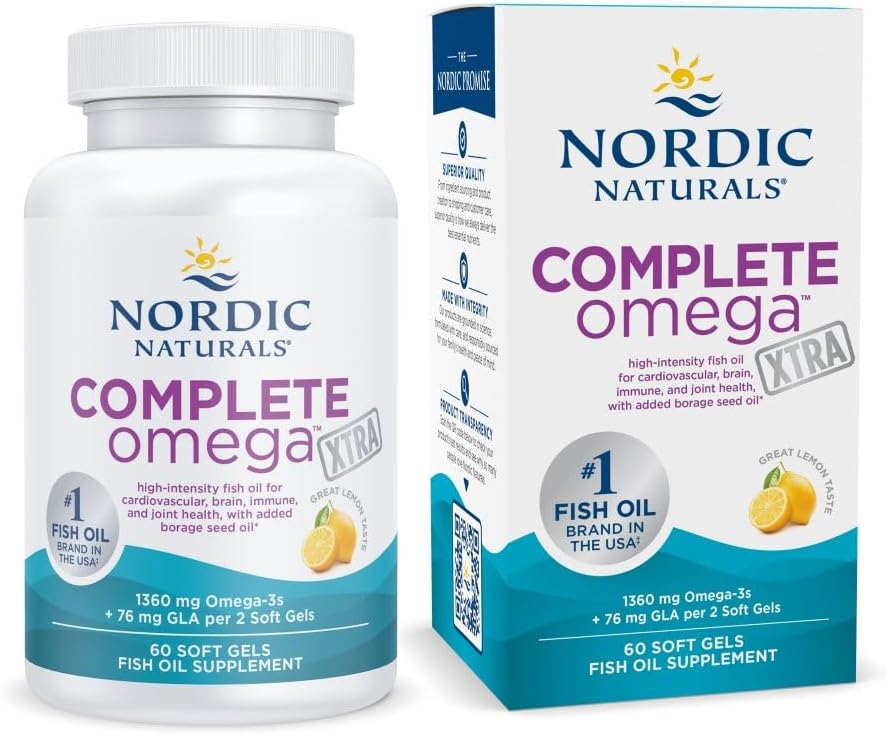مکمل امگا ۳-۶-۹، Nordic Naturals، مدل Complete Omega Xtra، 60 سافت‌ژل