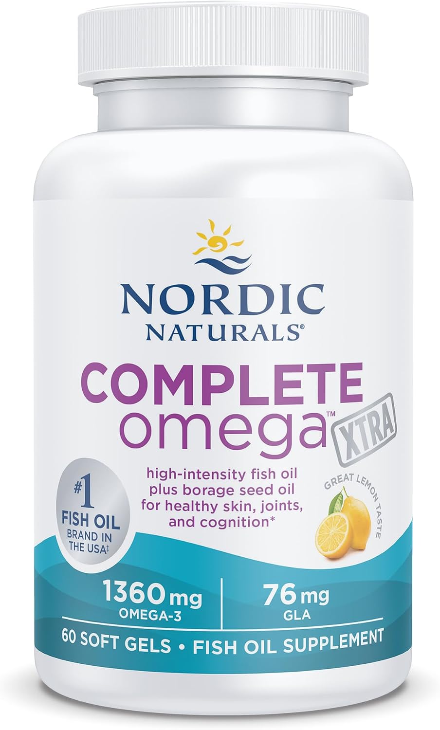 مکمل امگا ۳-۶-۹، Nordic Naturals، مدل Complete Omega Xtra، 60 سافت‌ژل