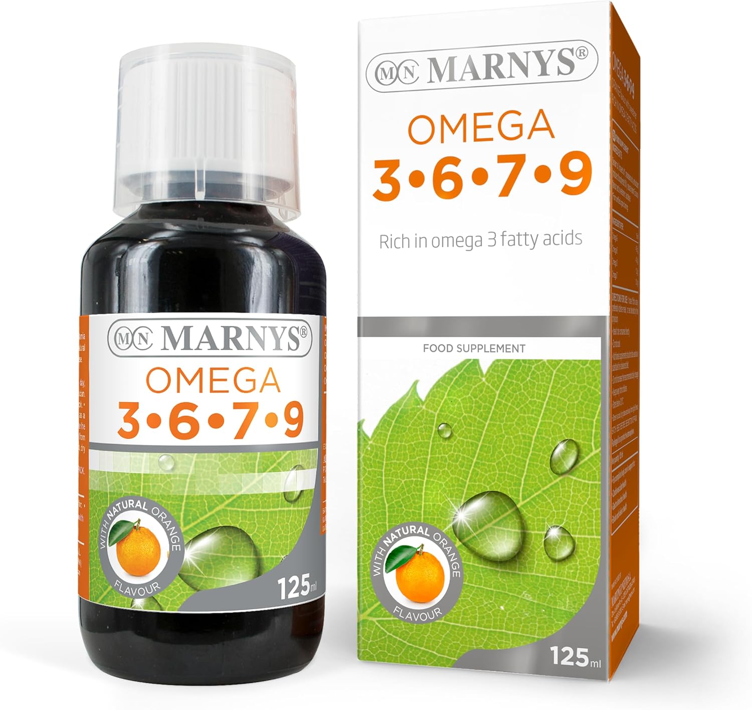 شربت امگا ۳ کودکان، Marnys، 125 میلی‌لیتر