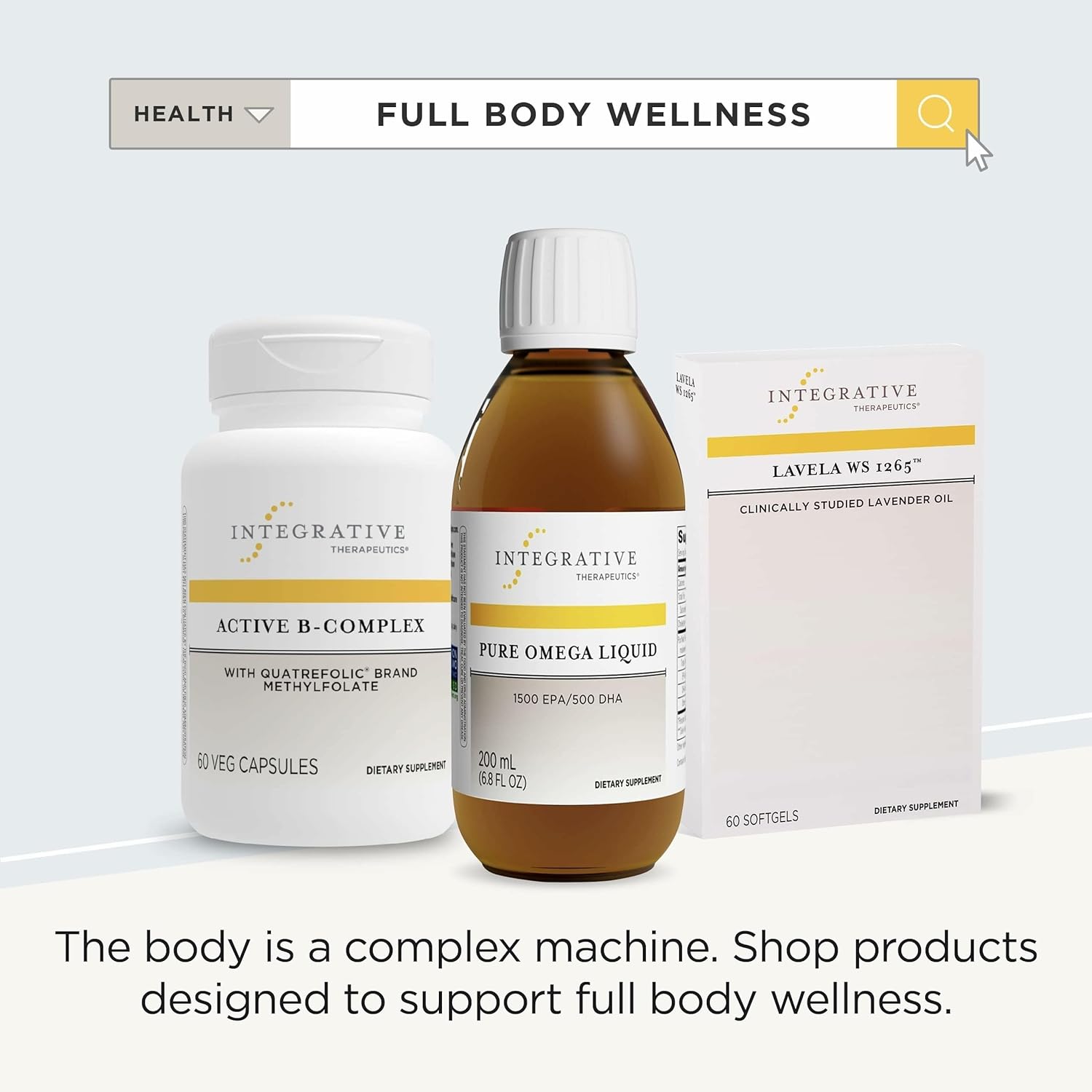 روغن ماهی امگا ۳ مایع، Integrative Therapeutics، مدل Pure Omega Liquid، 40 سروینگ، طعم لیمو