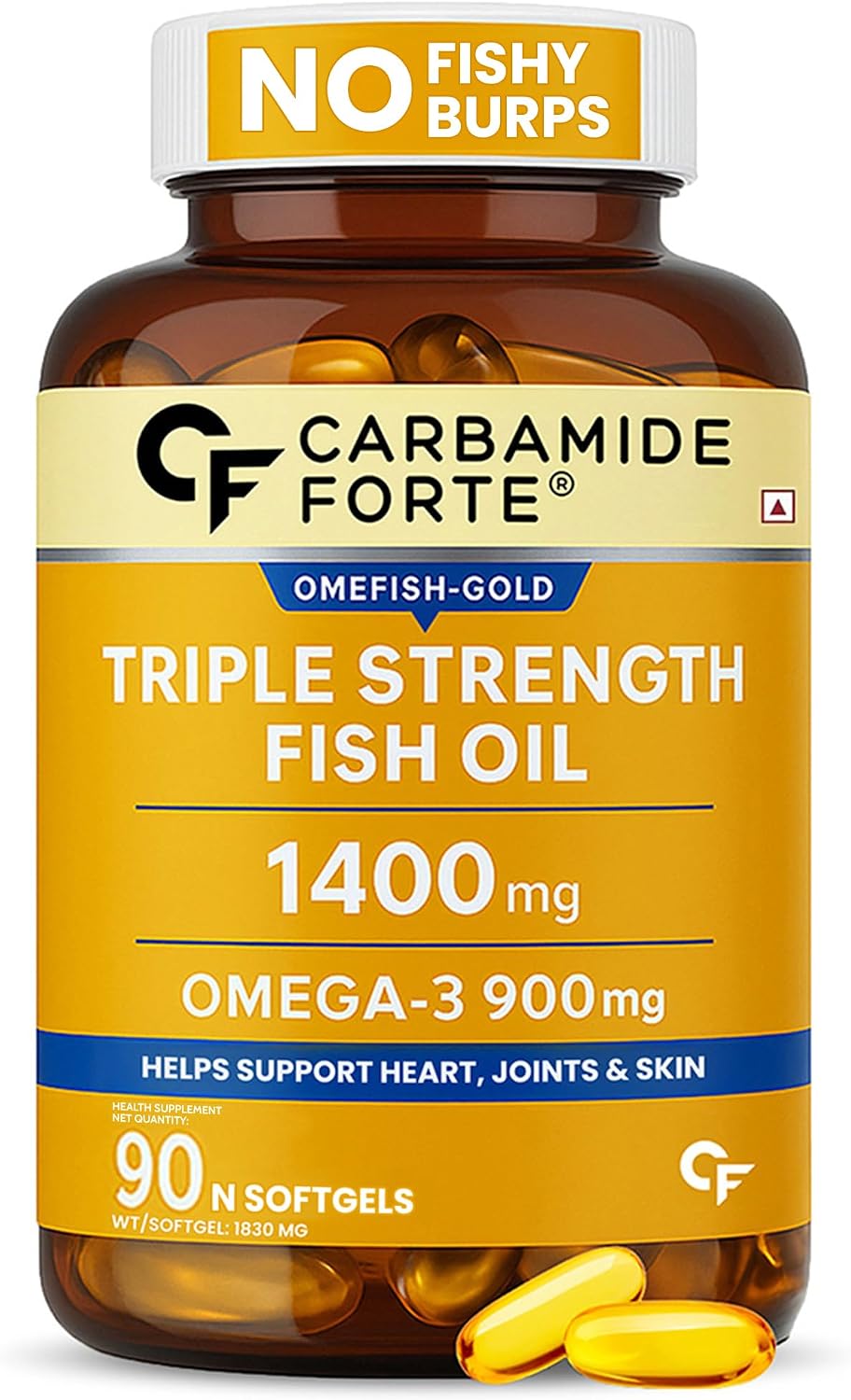 کپسول روغن ماهی امگا ۳، Carbamide Forte، 90 کپسول