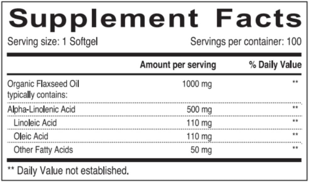 مکمل گیاهی امگا ۳-۶-۹، Sunshine Nutrition، 100 سافت‌ژل