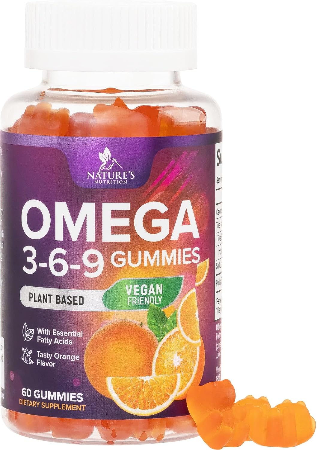 مکمل گیاهی امگا ۳-۶-۹، Nature's Nutrition، 60 پاستیل