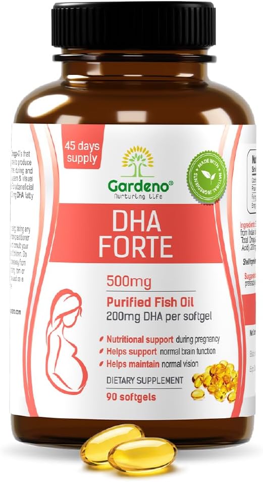 مکمل امگا ۳ و DHA دوران بارداری، Gardeno Nurturing Life، 90 سافت‌ژل