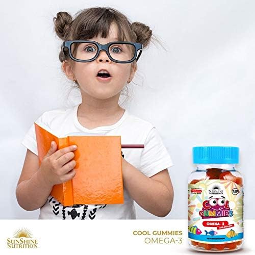 پاستیل امگا ۳ کودکان، Sunshine Nutrition، 120 پاستیل