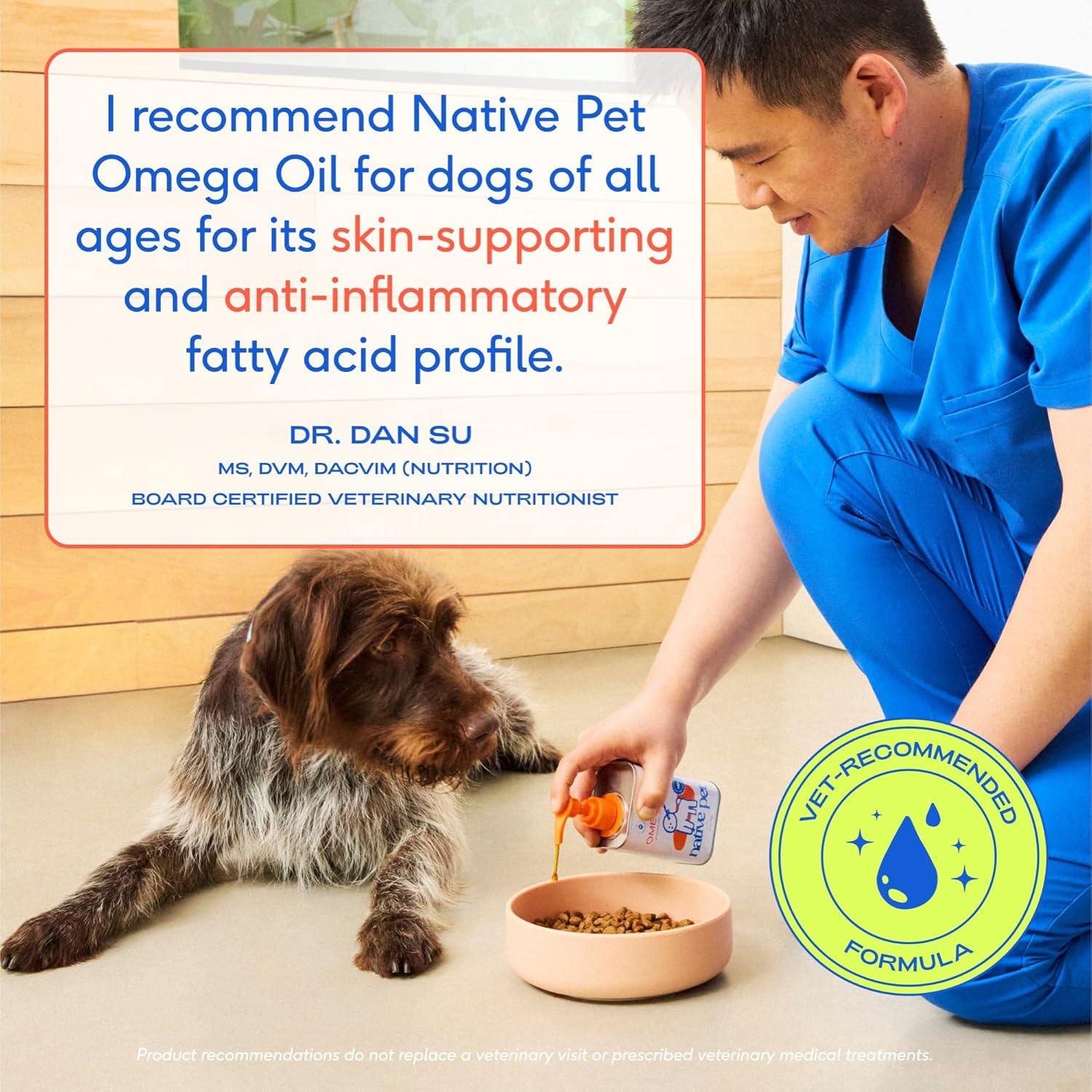 روغن سالمون امگا ۳ برای سگ و گربه، Native Pet، 8 اونس