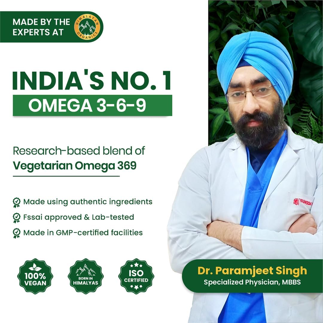 مکمل امگا ۳-۶-۹، Himalayan Organics