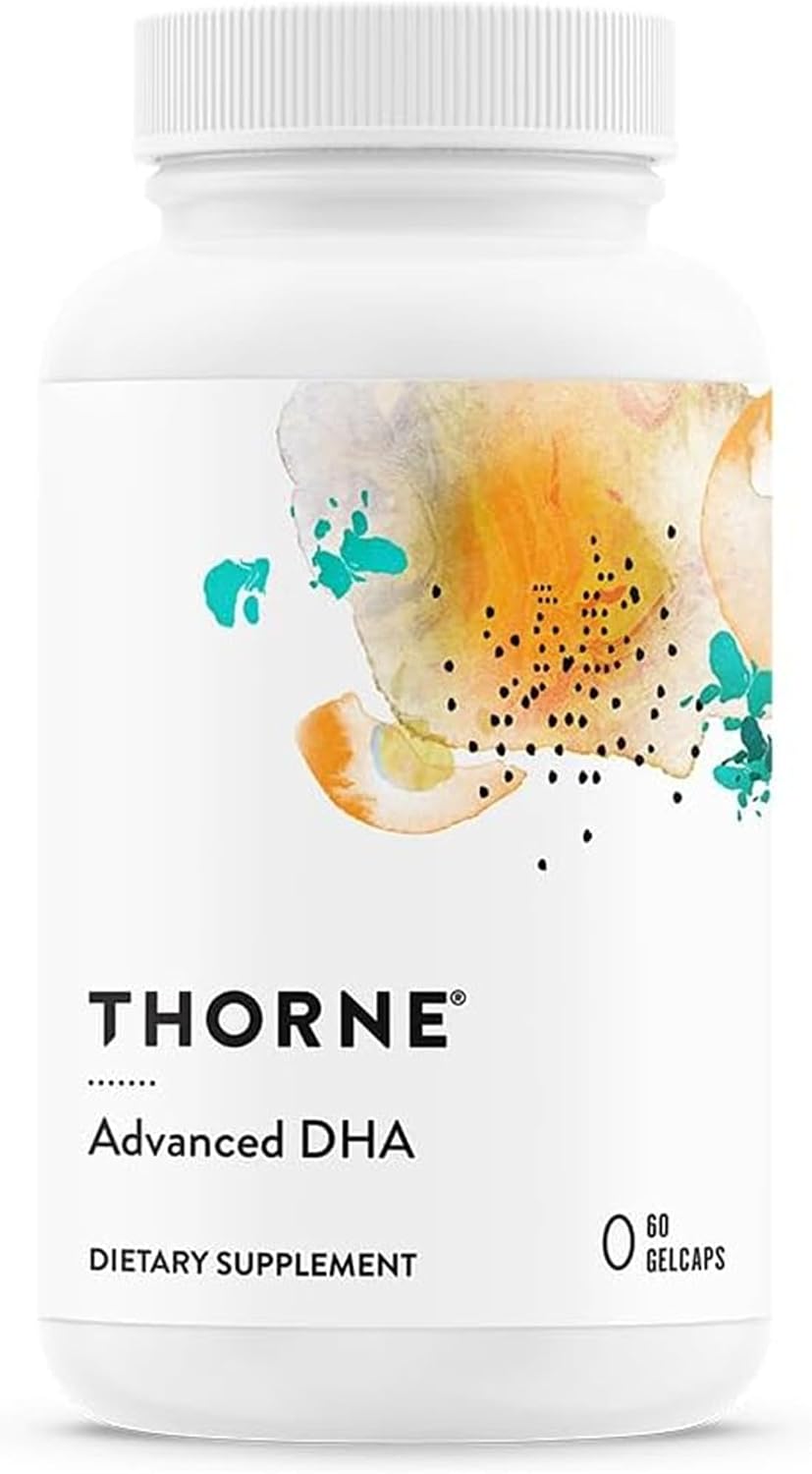 کپسول روغن ماهی امگا ۳، Thorne، مدل Advanced DHA، 60 سافت‌ژل