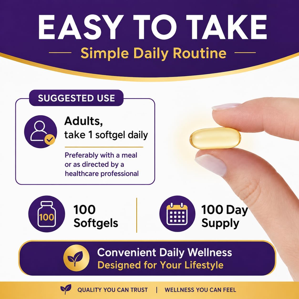 کپسول روغن ماهی امگا ۳، NBL Natural، 1000 میلی‌گرم، EPA 360 میلی‌گرم و DHA 240 میلی‌گرم، 100 سافت‌ژل